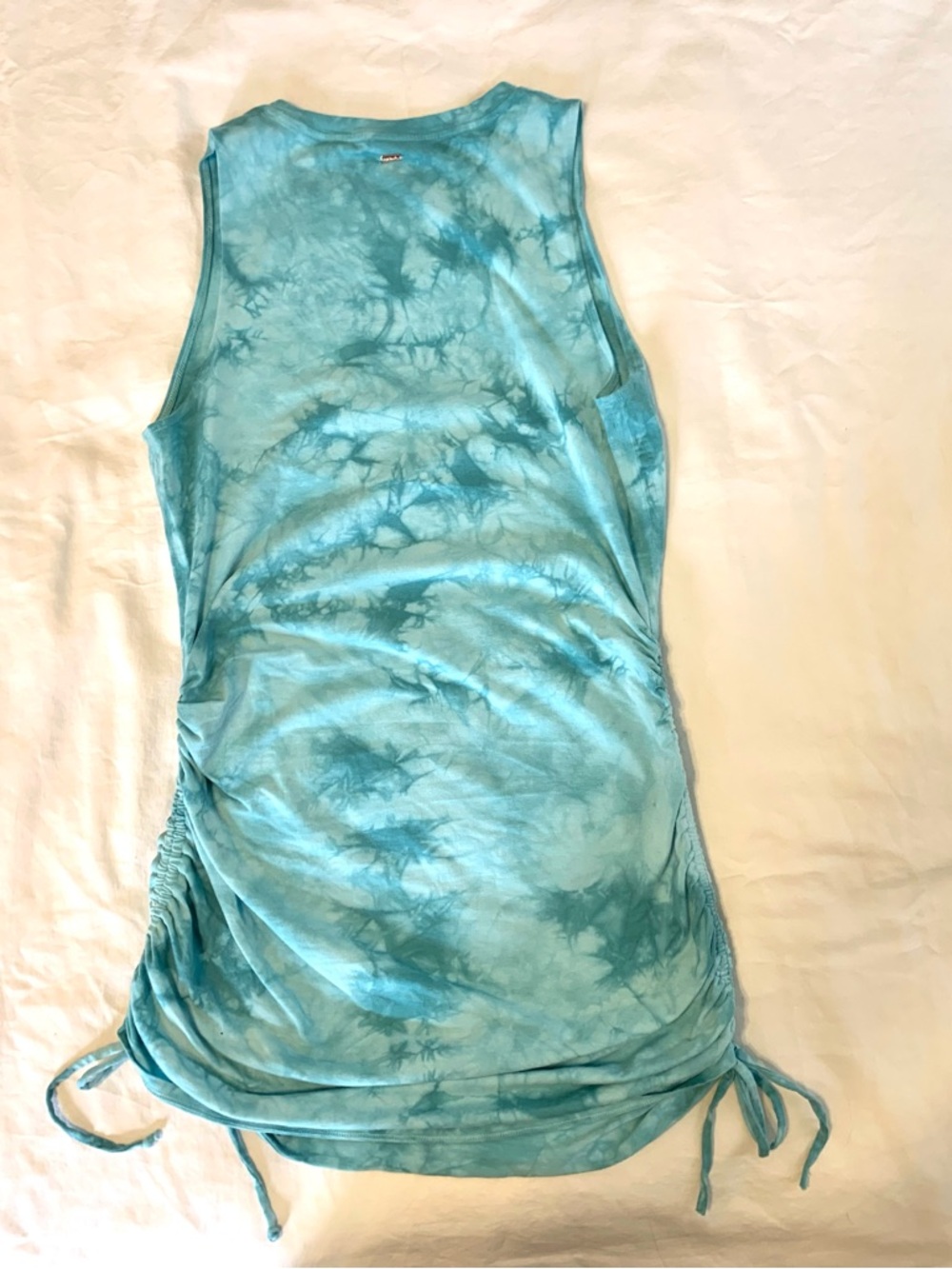 PINK Victoria's Secret Turquoise Tie-Dye Mini Dress